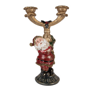 Sfesnic Craciun polirasina multicolora 17x10x28 cm