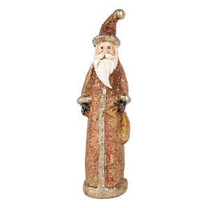 Figurina Mos Craciun polirasina multicolora 4x3x12 cm