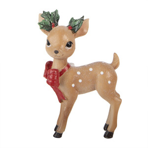 Figurina Pui de Ren polirasina multicolora 9x5x14 cm
