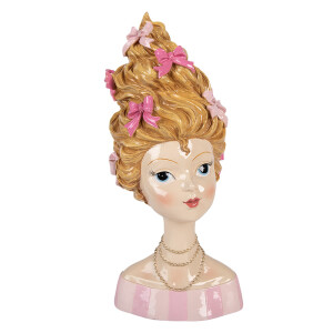 Figurina Femeie polirasina multicolora 16x14x33 cm