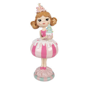Figurina Fetita polirasina multicolora 10x10x25 cm