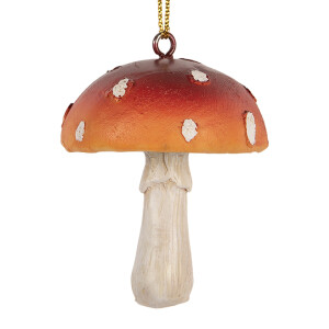 Ciupercuta decorativa polirasina multicolora Ø 5x6 cm