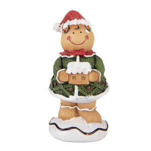 Figurina Turta Dulce polirasina multicolora 9x8x16 cm