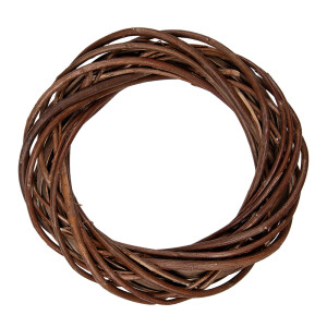 Coronita maro ratan decorativa Ø 20x4 cm