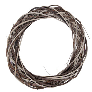 Coronita maro ratan decorativa Ø 40x6 cm