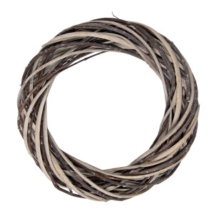 Coronita ratan maro decorativa Ø 30x6 cm