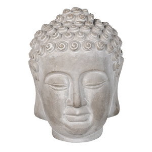 Figurina Buddha piatra gri 15x15x19 cm