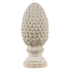 Decoratiune Con piatra bej 13x31 cm
