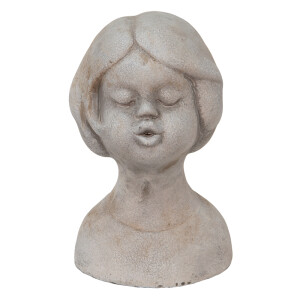 Figurina Fetita piatra bej 11x10x18 cm