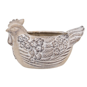 Ghiveci flori piatra bej Gaina 26x16x15 cm
