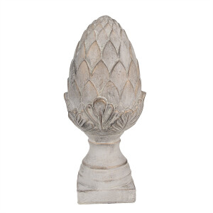 Decoratiune Con piatra gri 17x39 cm