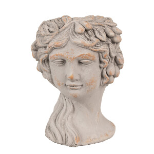 Ghiveci flori piatra gri Femeie 22x20x30 cm