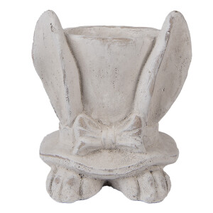 Ghiveci flori piatra bej Iepuras 17x16x19 cm