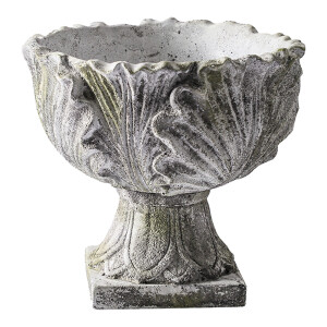 Ghiveci flori piatra gri 20x17 cm