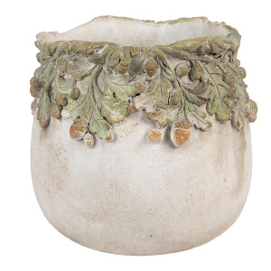 Ghiveci flori ceramica multicolora Ø 19x17 cm