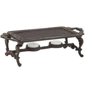 Incalzitor mancare fier maro 32x14x9 cm