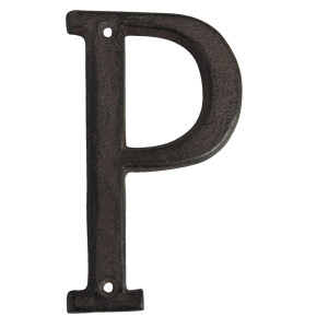 Litera P fier maro 8x1x13 cm