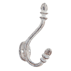 Cuier perete fier gri antichizat 3x8x12 cm