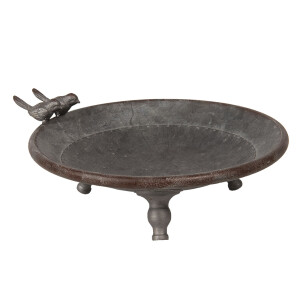 Bol metal gri 29x10 cm