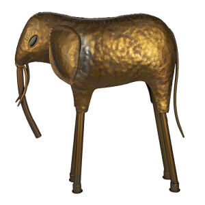 Figurina metal cupru Elefant 50x16x50 cm