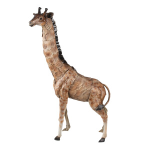 Figurina Girafa metal 37x14x59 cm