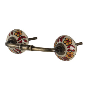 Maner mobilier fier cupru ceramica 14x4x3 cm