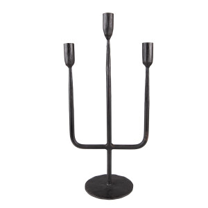 Sfesnic fier negru 21x12x43 cm