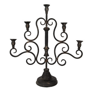 Sfesnic fier negru 46x14x49 cm