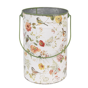 Vaza flori metal multicolor 12x20 cm