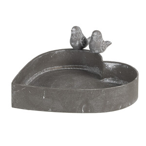 Ghiveci flori fier gri 19x17x7 cm