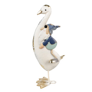Figurina Gasca metal multicolor 15x13x36 cm