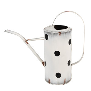 Stropitoare decorativa metal alb antichizat negru 36x13x32 cm