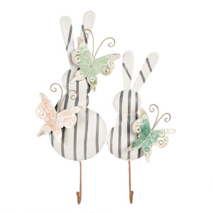 Decoratiune Iepurasi 35x6x47 cm