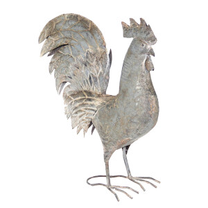 Figurina Cocos fier gri 34x14x42 cm
