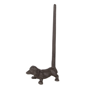 Suport rola hartie bucatarie fier maro Catelus 14x8x30 cm