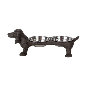 Bol hranire Caine 43x23x13 cm, 2x225 ml