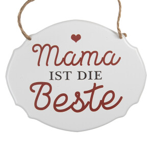 Decoratiune perete Mama metal 18x1x15 cm