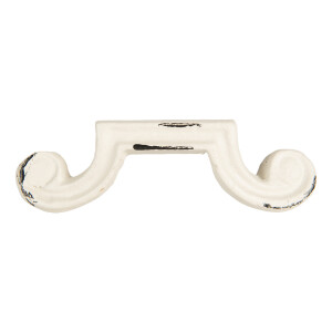 Maner mobilier fier alb vintage 12x2x3 cm