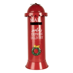 Cutie Postala Craciun metal multicolor Ø 19x52 cm