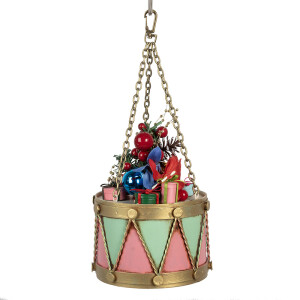 Decoratiune Craciun Toba metal multicolor Ø 12x16/27 cm