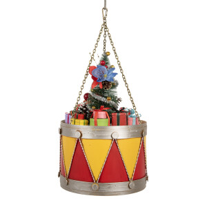 Decoratiune Craciun Toba metal multicolor Ø 21x34/43 cm