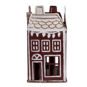 Candela Craciun Casuta metal 12x12x22 cm