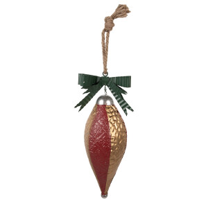 Ornament brad Craciun metal 15x12x36 cm