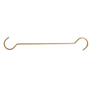 Cuier metal auriu 50x6x1 cm
