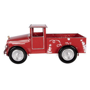 Camioneta Craciun metal multicolor 42x18x19 cm