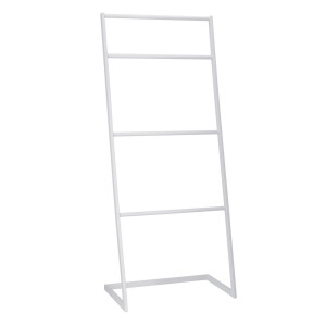 Scara decorativa fier alb 40,5 x 26 x 98 cm