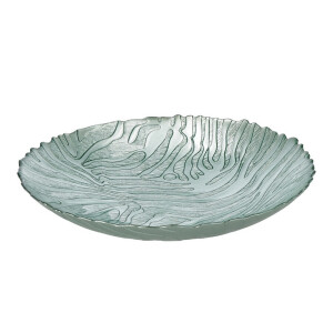 Bol sticla verde 40 x 8 cm