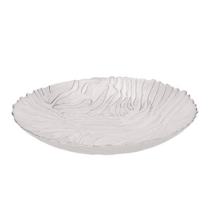 Bol sticla ivoire 40 x 8 cm
