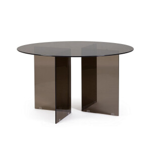 Masa sticla amber Iride Ø130x75h