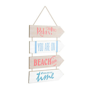 Decoratiune perete mdf multicolor Beach 30x1,2x43h